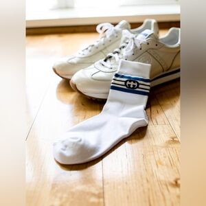 Gucci Cotton Logo Socks SZ M/11